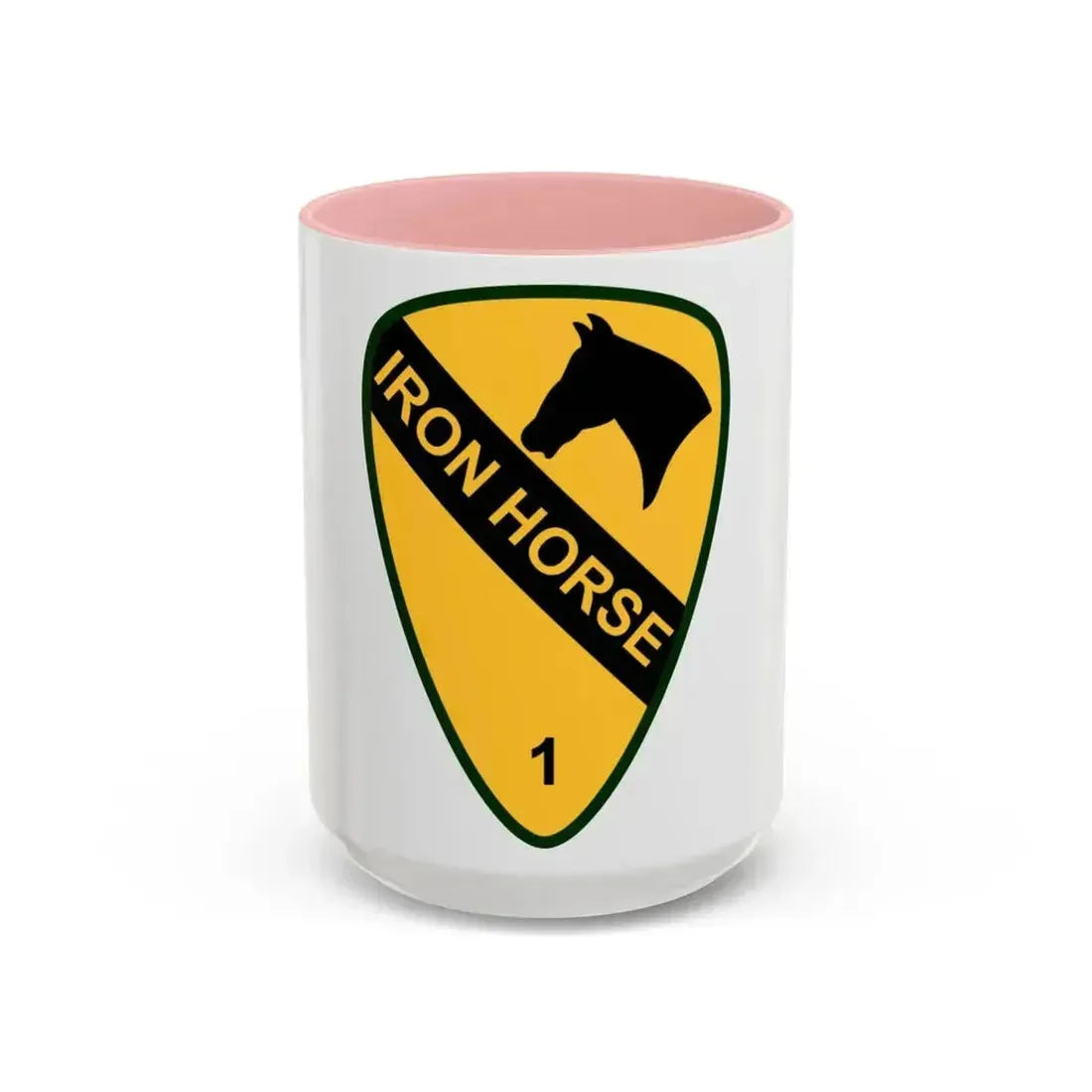 1st Brigade Combat Team 1st Cavalry Division (U.S. Army) Accent Coffee Mug 15oz Pink - Go Mug Yourself