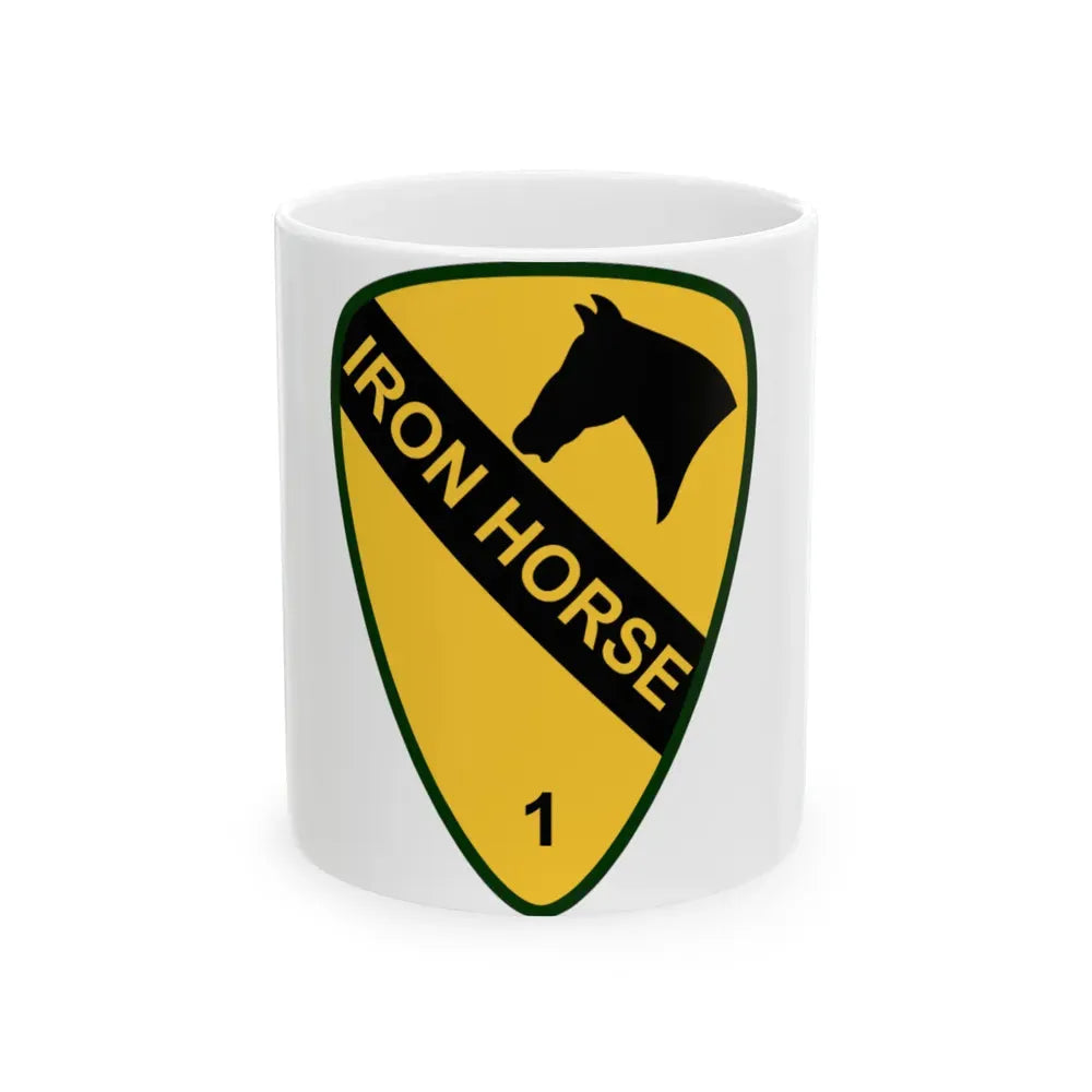 1st Brigade Combat Team 1st Cavalry Division (U.S. Army) White Coffee Mug 11oz - Go Mug Yourself