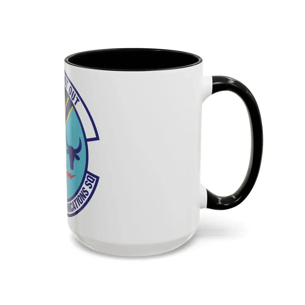 1st Combat Communications Squadron (U.S. Air Force) Accent Coffee Mug - Go Mug Yourself