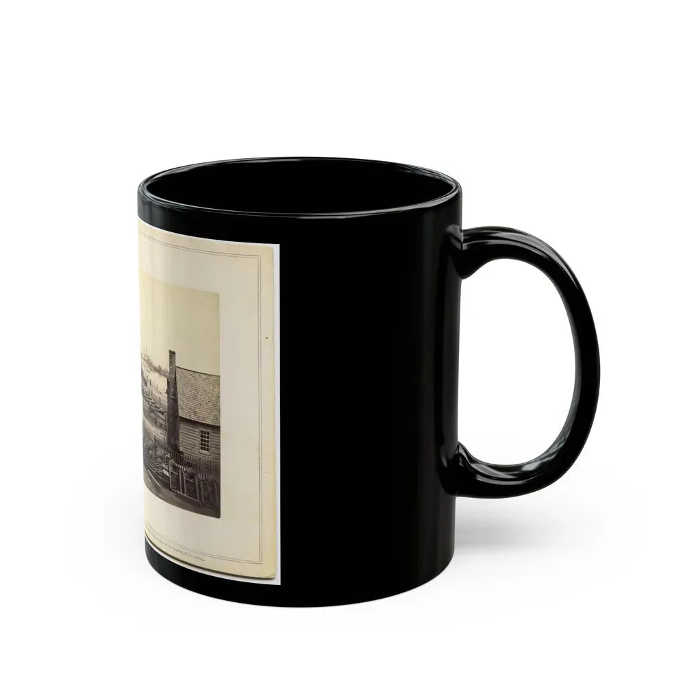 1st Connecticut Artillery Park Encamped At The Former Quarters Of The Louisiana Tigers. (U.S. Civil War) Black Coffee Mug - Go Mug Yourself
