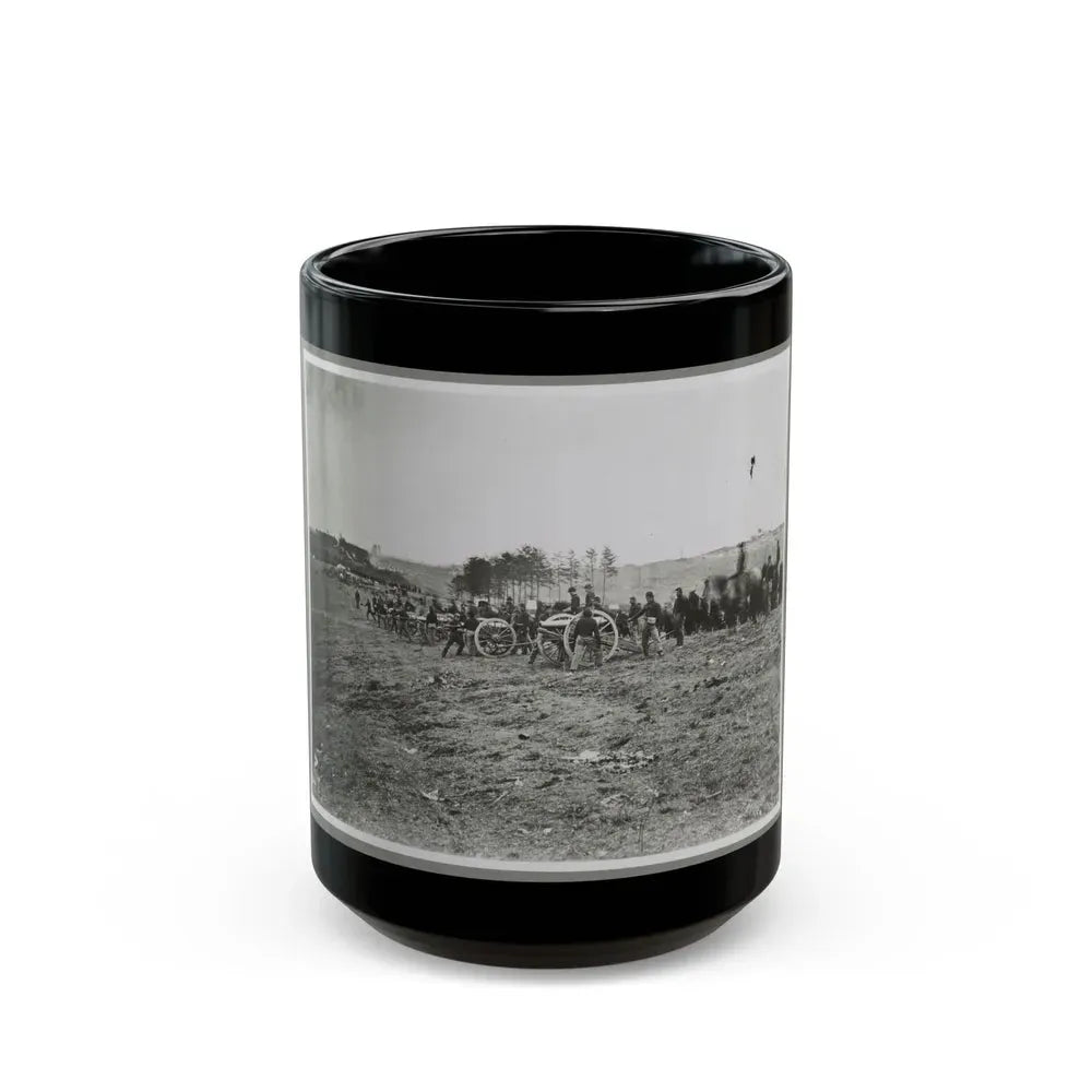 1st Connecticut Battery, Near Fredericksburg, Va., May 2, 1863 (U.S. Civil War) Black Coffee Mug 15oz - Go Mug Yourself