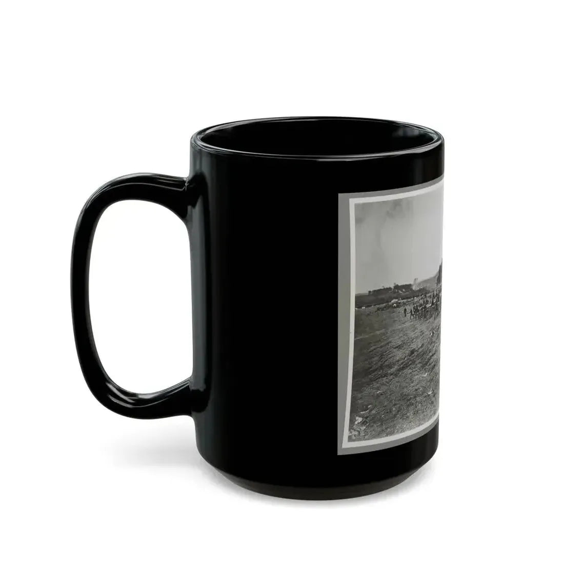 1st Connecticut Battery, Near Fredericksburg, Va., May 2, 1863 (U.S. Civil War) Black Coffee Mug - Go Mug Yourself