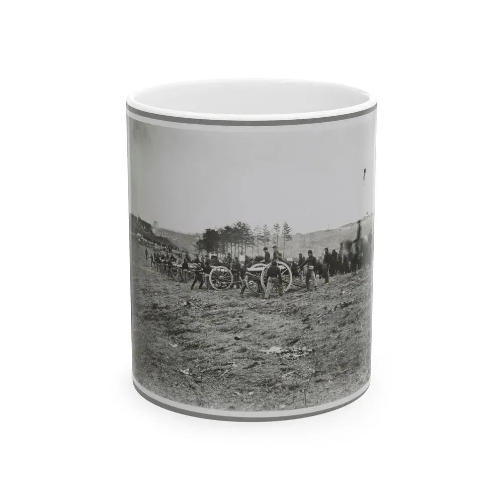 1st Connecticut Battery, Near Fredericksburg, Va., May 2, 1863 (U.S. Civil War) White Coffee Mug 11oz - Go Mug Yourself