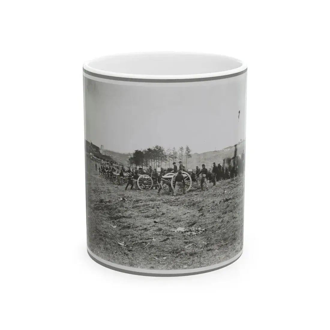 1st Connecticut Battery, Near Fredericksburg, Va., May 2, 1863 (U.S. Civil War) White Coffee Mug 11oz - Go Mug Yourself