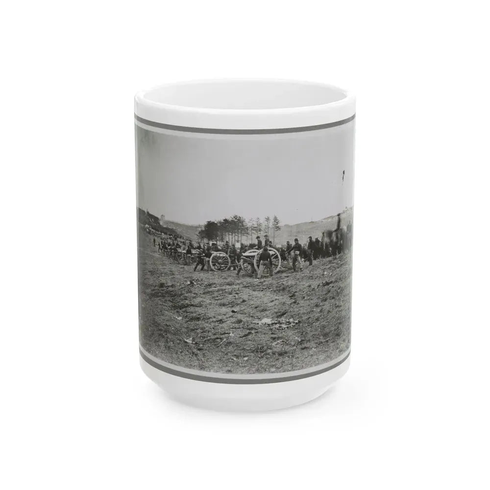 1st Connecticut Battery, Near Fredericksburg, Va., May 2, 1863 (U.S. Civil War) White Coffee Mug 15oz - Go Mug Yourself
