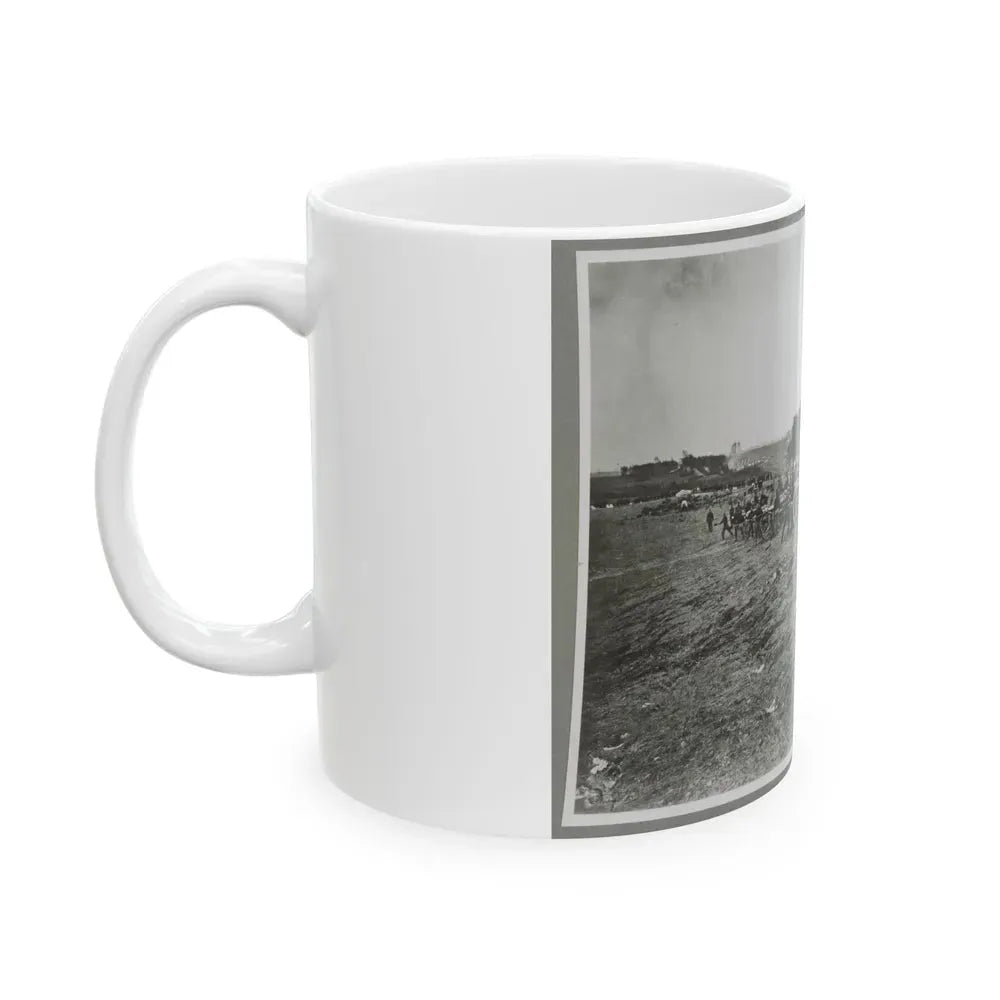 1st Connecticut Battery, Near Fredericksburg, Va., May 2, 1863 (U.S. Civil War) White Coffee Mug - Go Mug Yourself