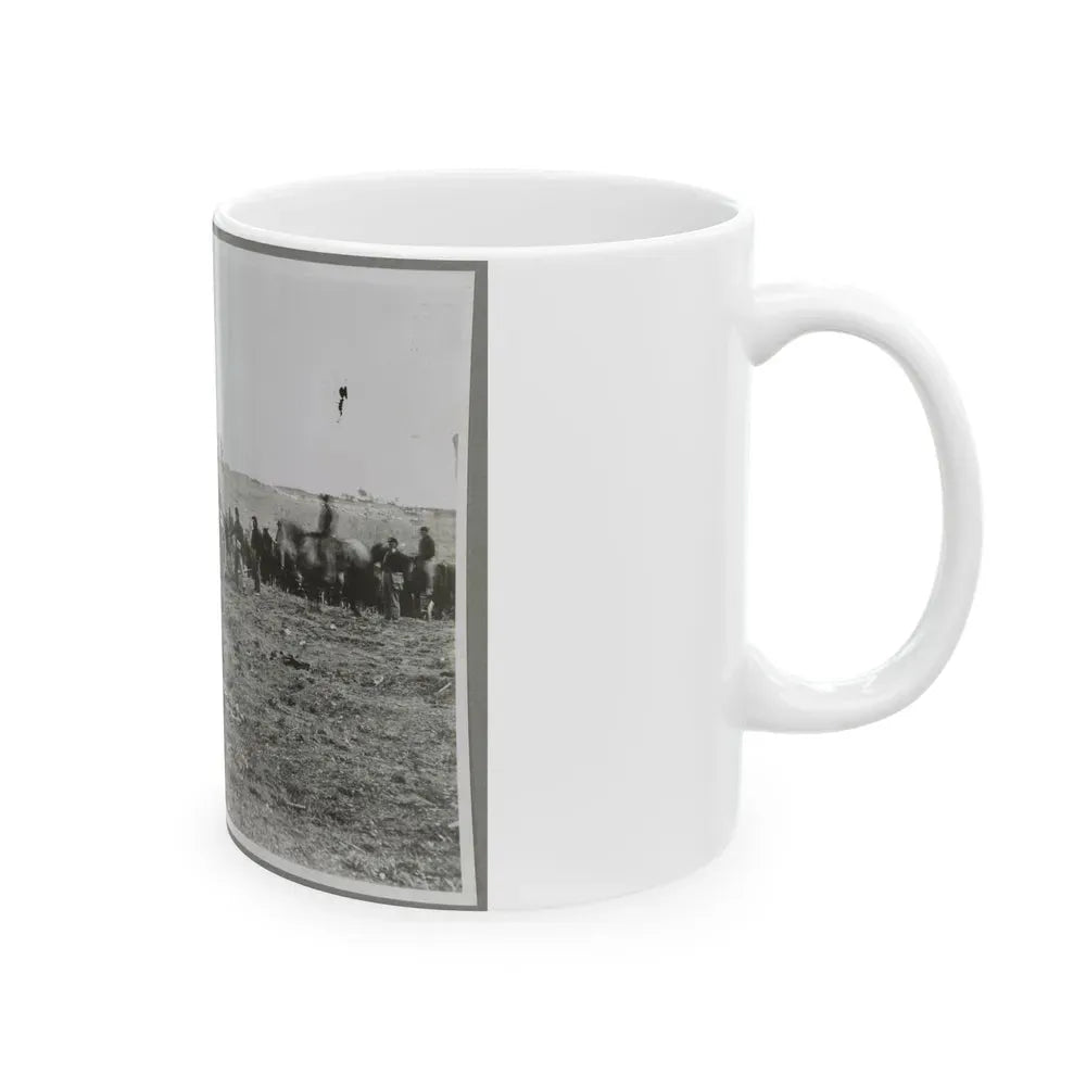 1st Connecticut Battery, Near Fredericksburg, Va., May 2, 1863 (U.S. Civil War) White Coffee Mug - Go Mug Yourself