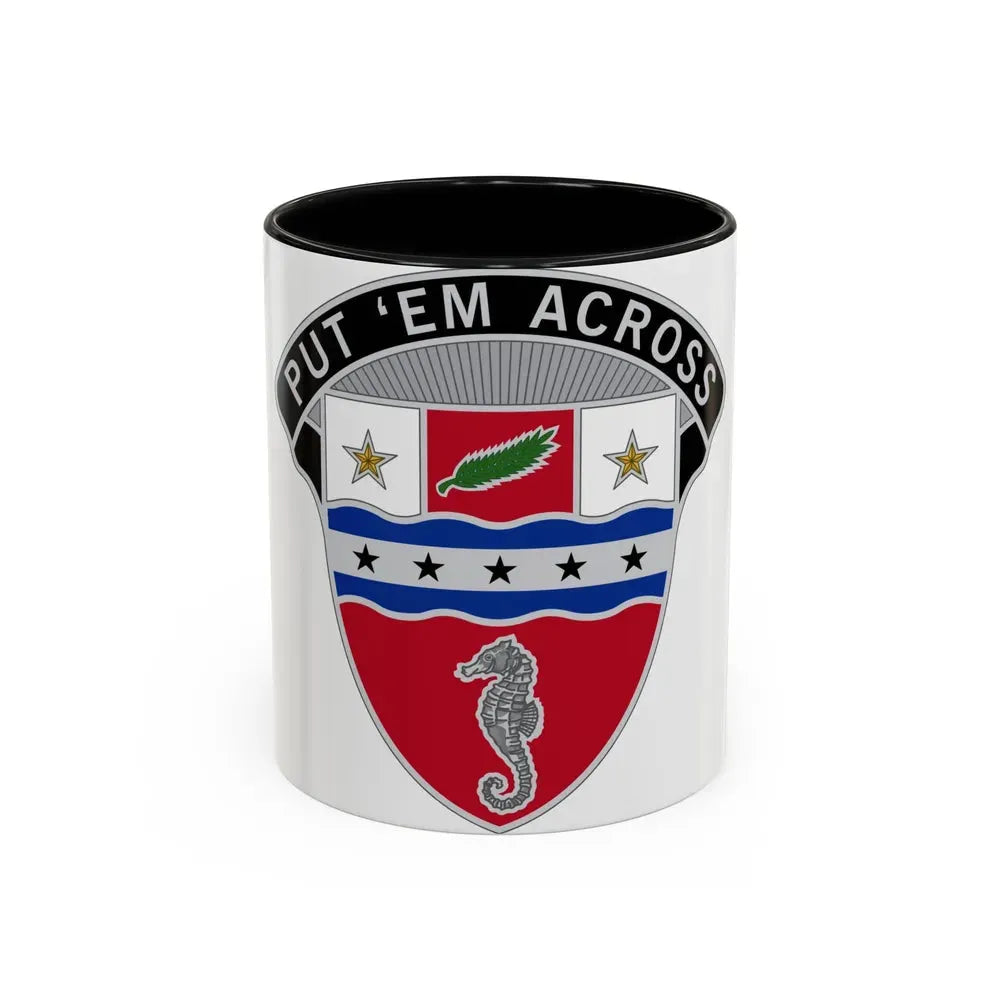 1st Engineer Brigade (U.S. Army) Accent Coffee Mug 11oz Black - Go Mug Yourself