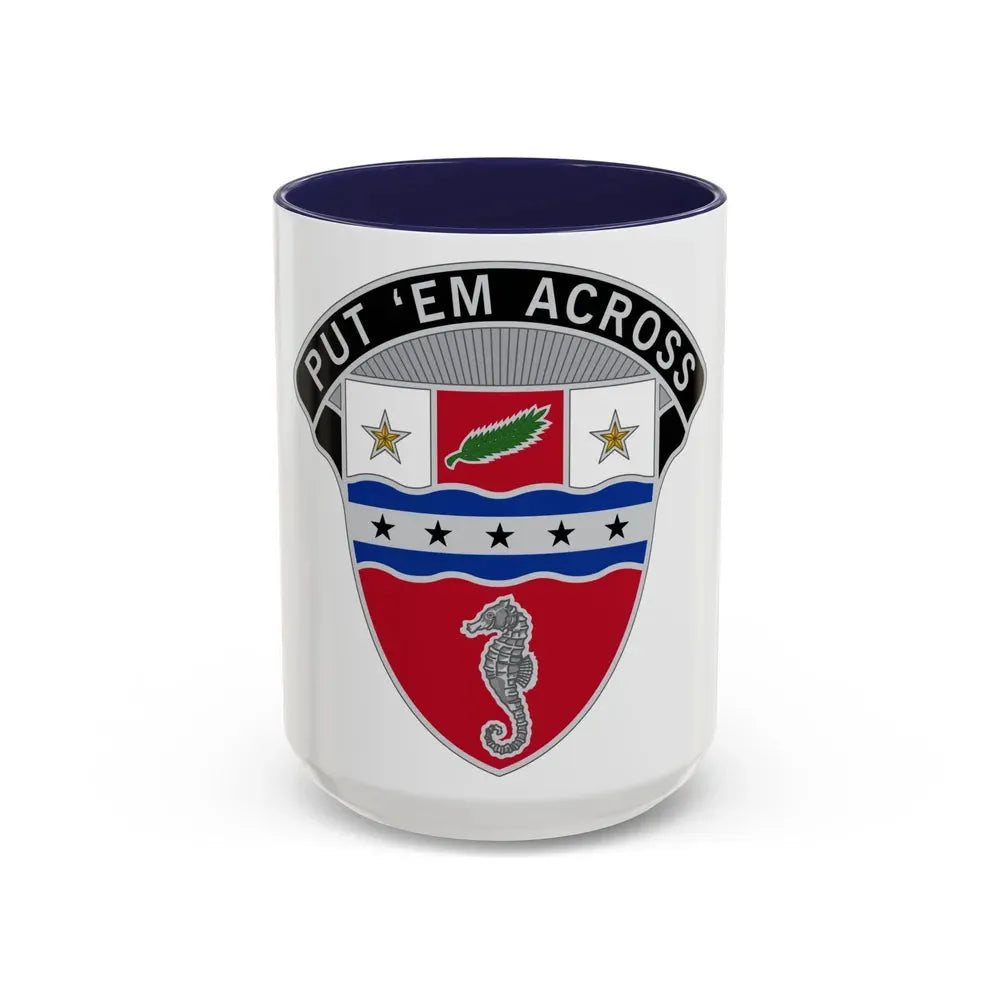 1st Engineer Brigade (U.S. Army) Accent Coffee Mug 15oz Navy - Go Mug Yourself