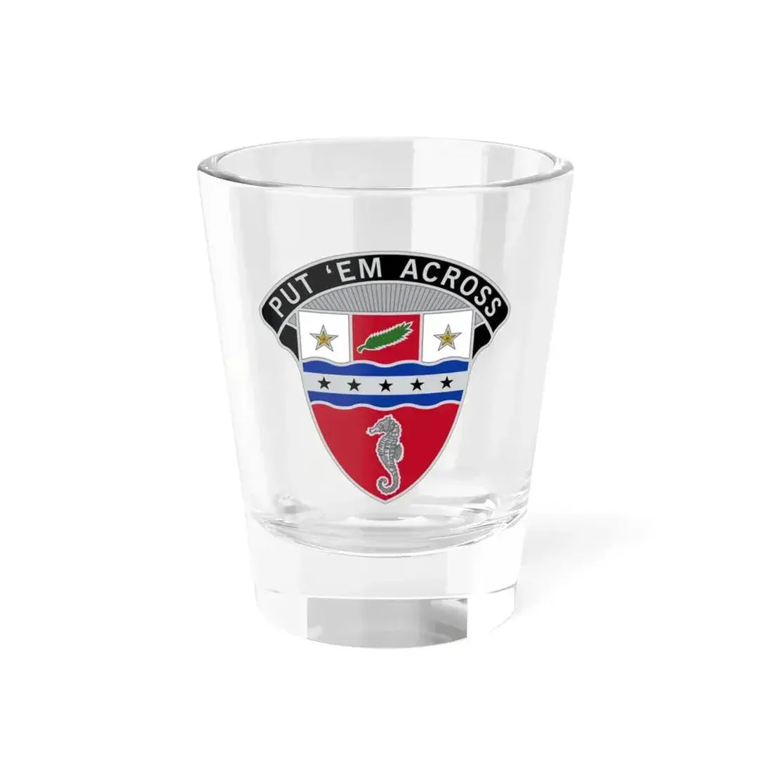 1st Engineer Brigade (U.S. Army) Shot Glass 1.5oz 1.5oz - Go Mug Yourself