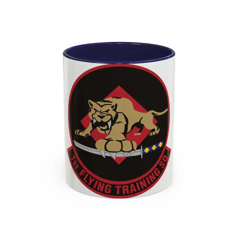 1st Flying Training Squadron (U.S. Air Force) Accent Coffee Mug 11oz Navy - Go Mug Yourself