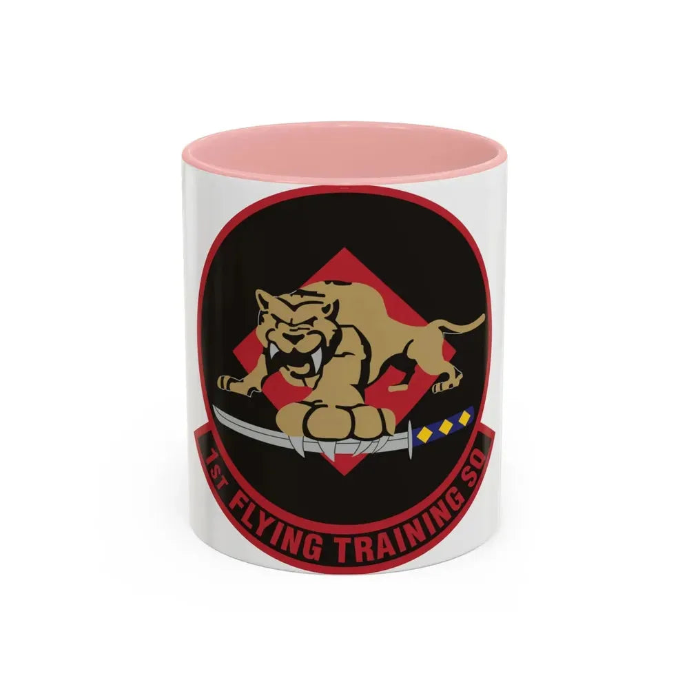 1st Flying Training Squadron (U.S. Air Force) Accent Coffee Mug 11oz Pink - Go Mug Yourself