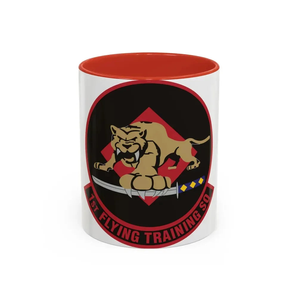 1st Flying Training Squadron (U.S. Air Force) Accent Coffee Mug 11oz Red - Go Mug Yourself