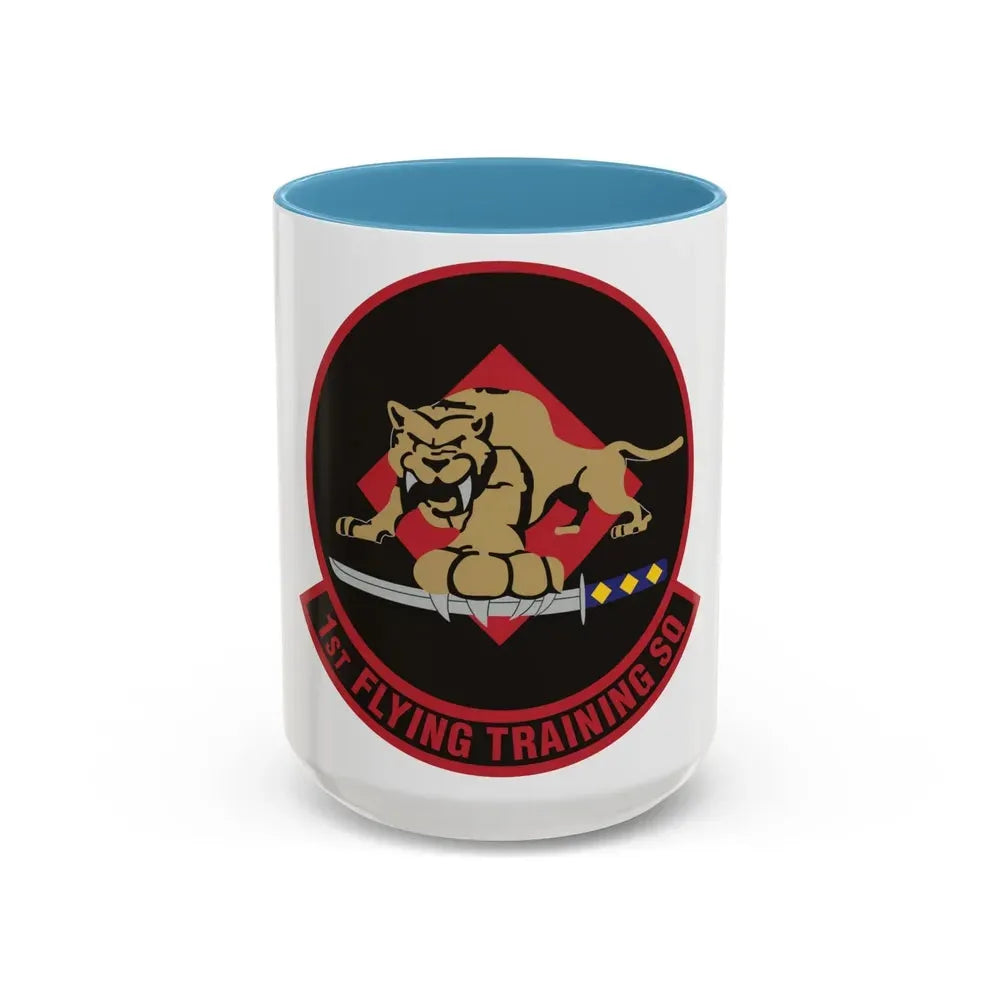 1st Flying Training Squadron (U.S. Air Force) Accent Coffee Mug 15oz Light Blue - Go Mug Yourself