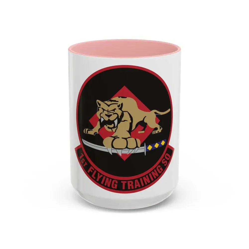 1st Flying Training Squadron (U.S. Air Force) Accent Coffee Mug 15oz Pink - Go Mug Yourself