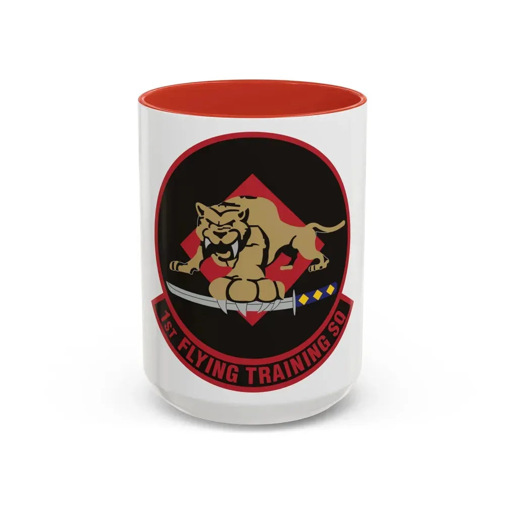 1st Flying Training Squadron (U.S. Air Force) Accent Coffee Mug 15oz Red - Go Mug Yourself