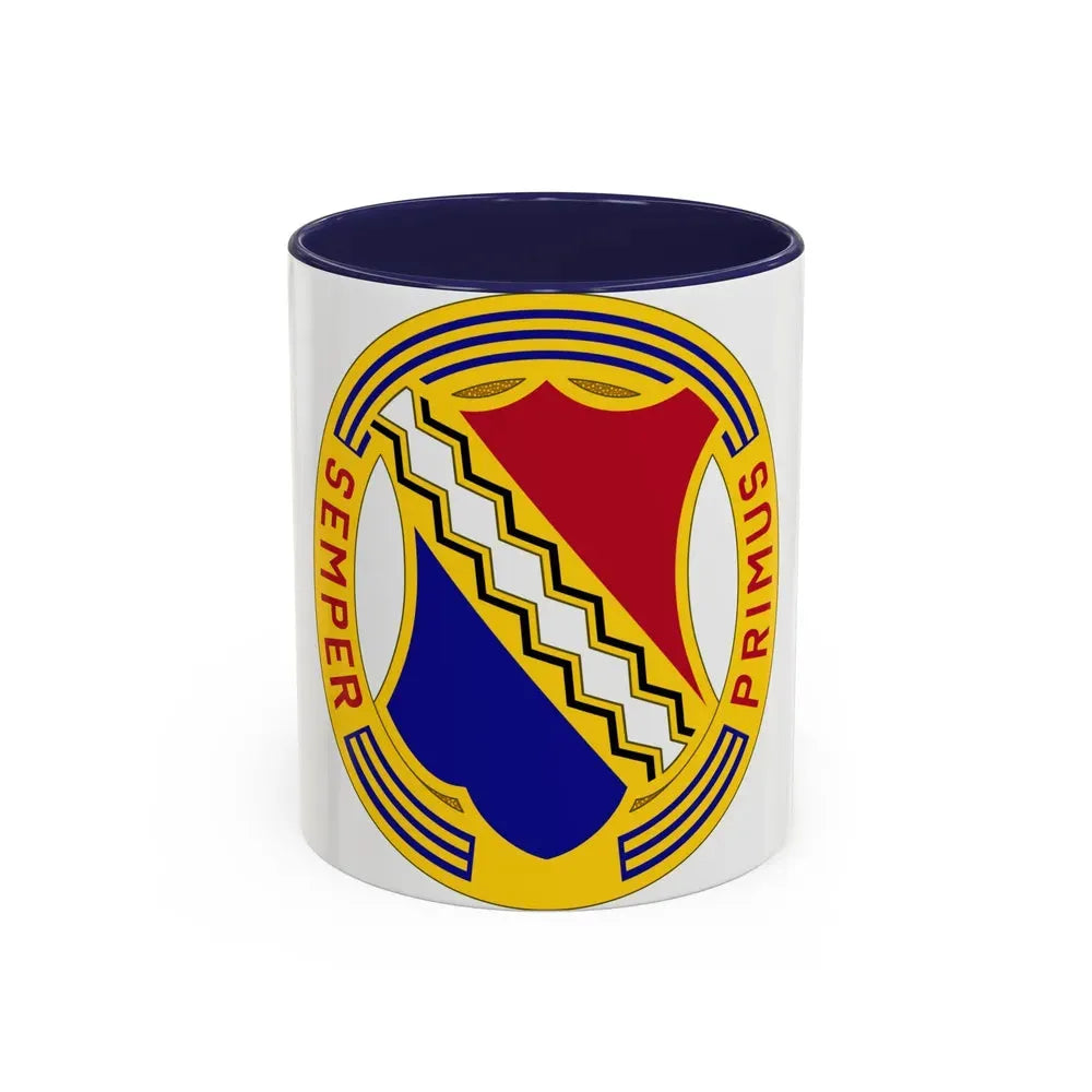 1st Infantry Regiment (U.S. Army) Accent Coffee Mug 11oz Navy - Go Mug Yourself