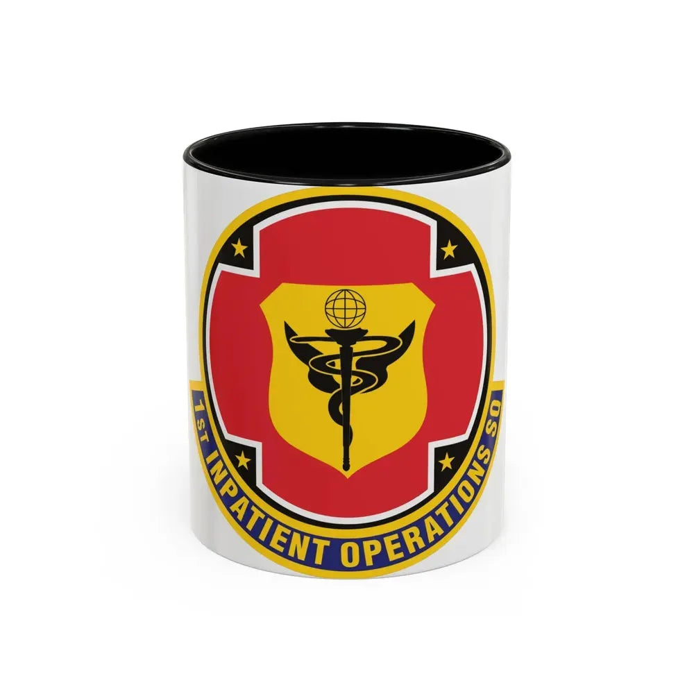 1st Inpatient Operations Squadron (U.S. Air Force) Accent Coffee Mug 11oz Black - Go Mug Yourself