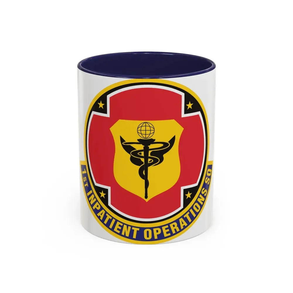 1st Inpatient Operations Squadron (U.S. Air Force) Accent Coffee Mug 11oz Navy - Go Mug Yourself