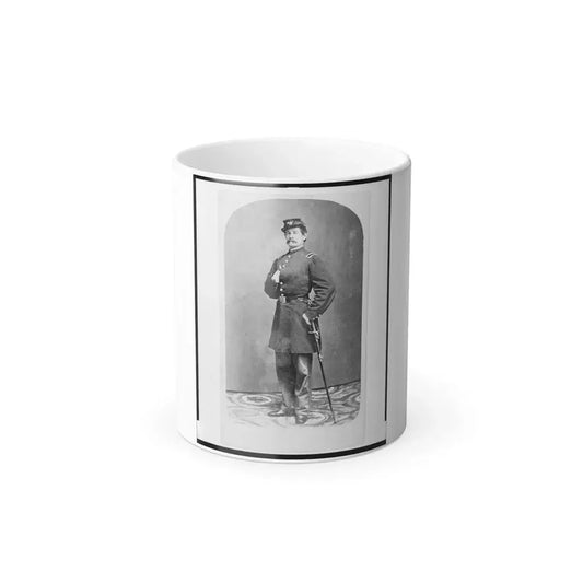 1St Lieutenant August Bitter, Union Officer in the 24Th Illinois Regiment, Full-Length Portrait, Standing, Facing Front (U.S. Civil War) Color Changing Coffee Mug 11oz Default Title - Go Mug Yourself