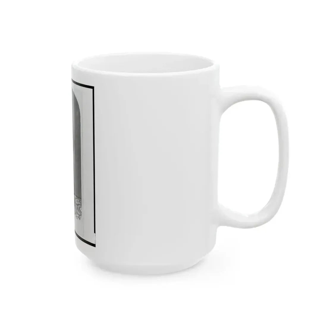 1st Lieutenant August Bitter, Union Officer In The 24th Illinois Regiment, Full-Length Portrait, Standing, Facing Front (U.S. Civil War) White Coffee Mug - Go Mug Yourself