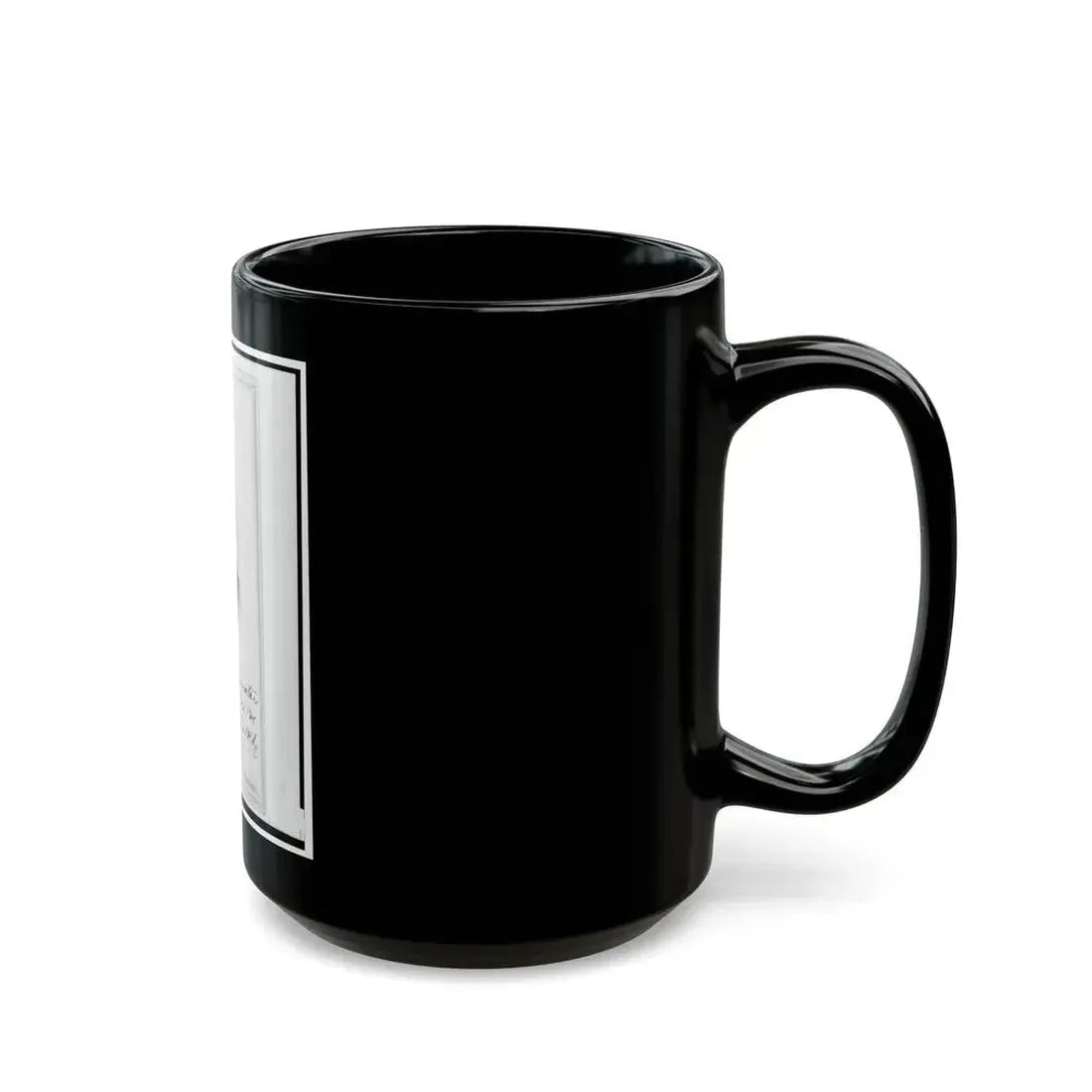 1st Lieutenant John Paul Kuntze, Union Officer, Bust Portrait, Facing Front (U.S. Civil War) Black Coffee Mug - Go Mug Yourself