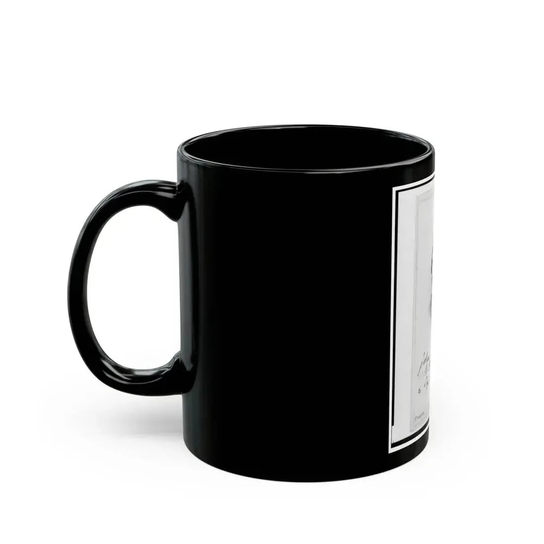 1st Lieutenant John Paul Kuntze, Union Officer, Bust Portrait, Facing Front (U.S. Civil War) Black Coffee Mug - Go Mug Yourself