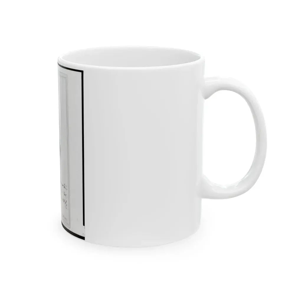 1st Lieutenant John Paul Kuntze, Union Officer, Bust Portrait, Facing Front (U.S. Civil War) White Coffee Mug - Go Mug Yourself