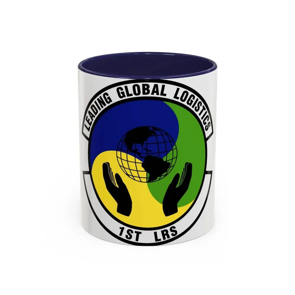 1st Logistics Readiness Squadron (U.S. Air Force) Accent Coffee Mug 11oz Navy - Go Mug Yourself