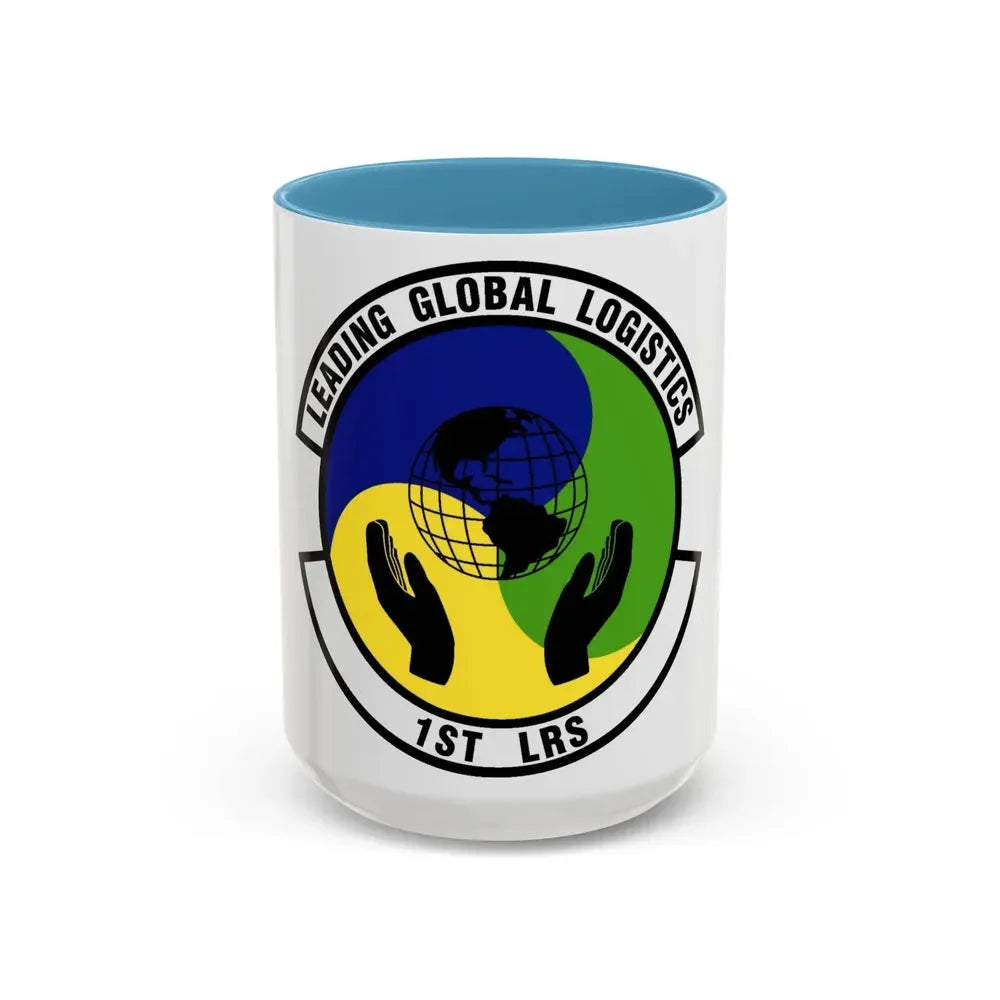 1st Logistics Readiness Squadron (U.S. Air Force) Accent Coffee Mug 15oz Light Blue - Go Mug Yourself