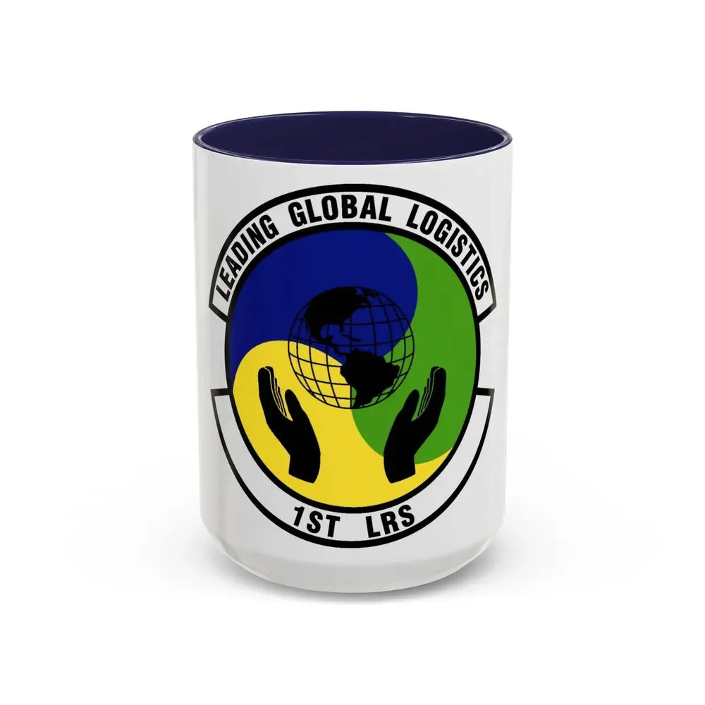 1st Logistics Readiness Squadron (U.S. Air Force) Accent Coffee Mug 15oz Navy - Go Mug Yourself