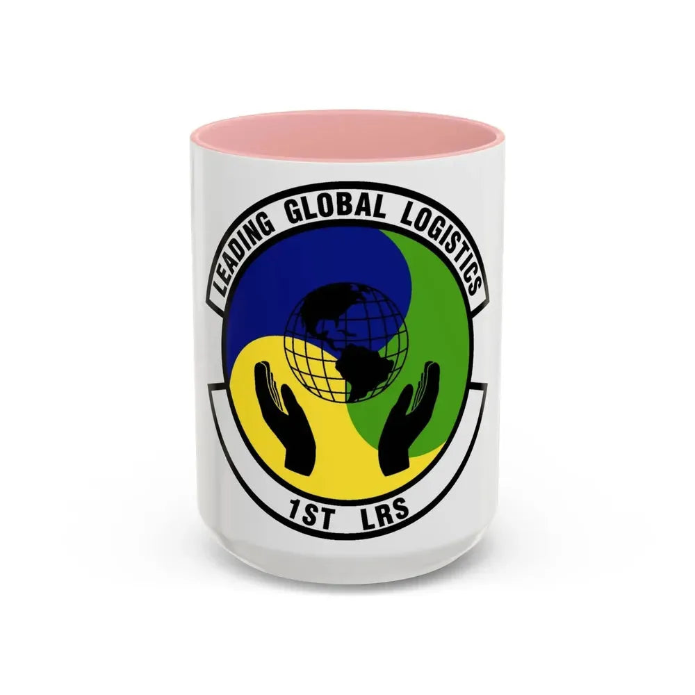 1st Logistics Readiness Squadron (U.S. Air Force) Accent Coffee Mug 15oz Pink - Go Mug Yourself