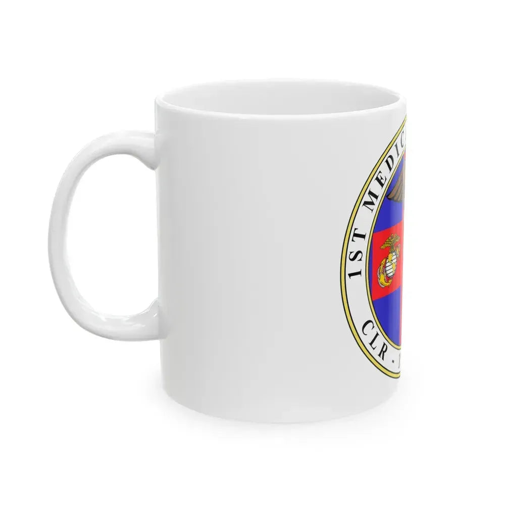 1st Medical Battalion (USMC) White Coffee Mug - Go Mug Yourself