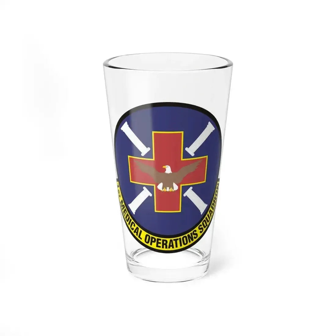 1st Medical Operations Squadron (U.S. Air Force) Pint Glass 16oz - Go Mug Yourself