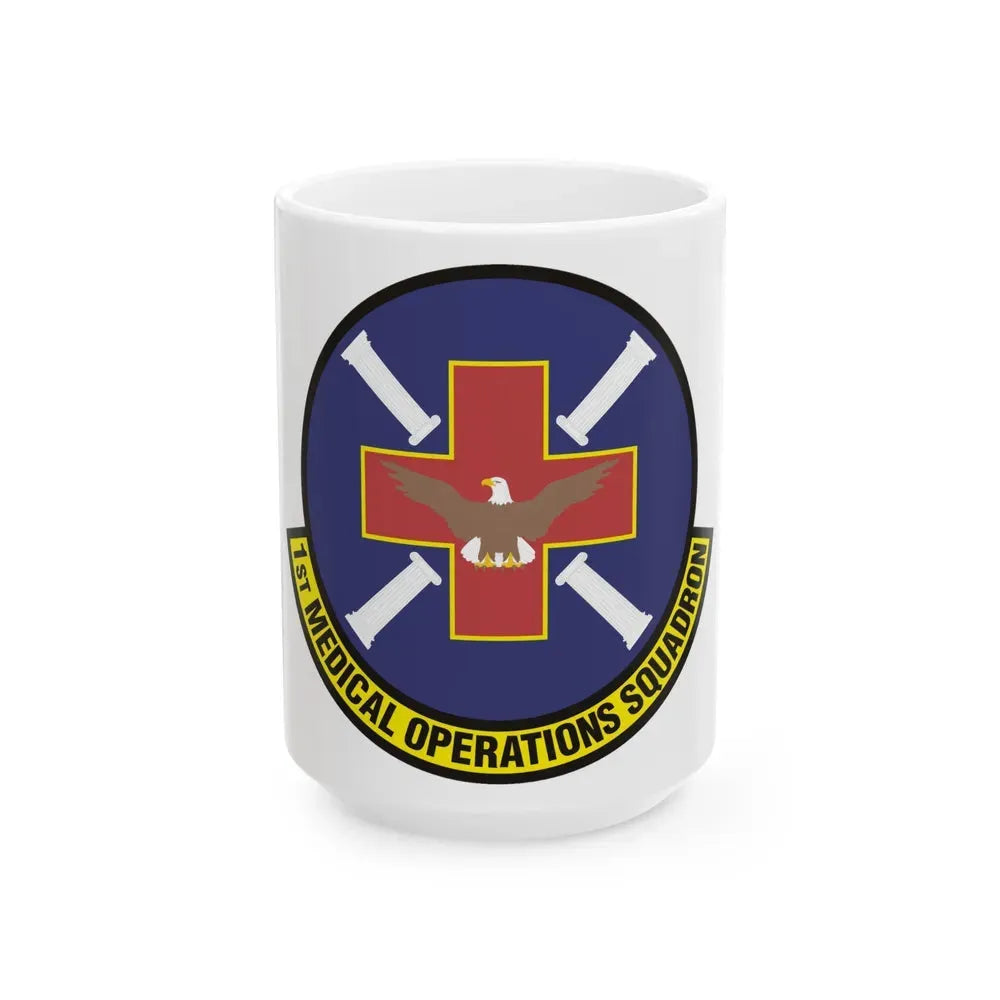 1st Medical Operations Squadron (U.S. Air Force) White Coffee Mug 15oz - Go Mug Yourself