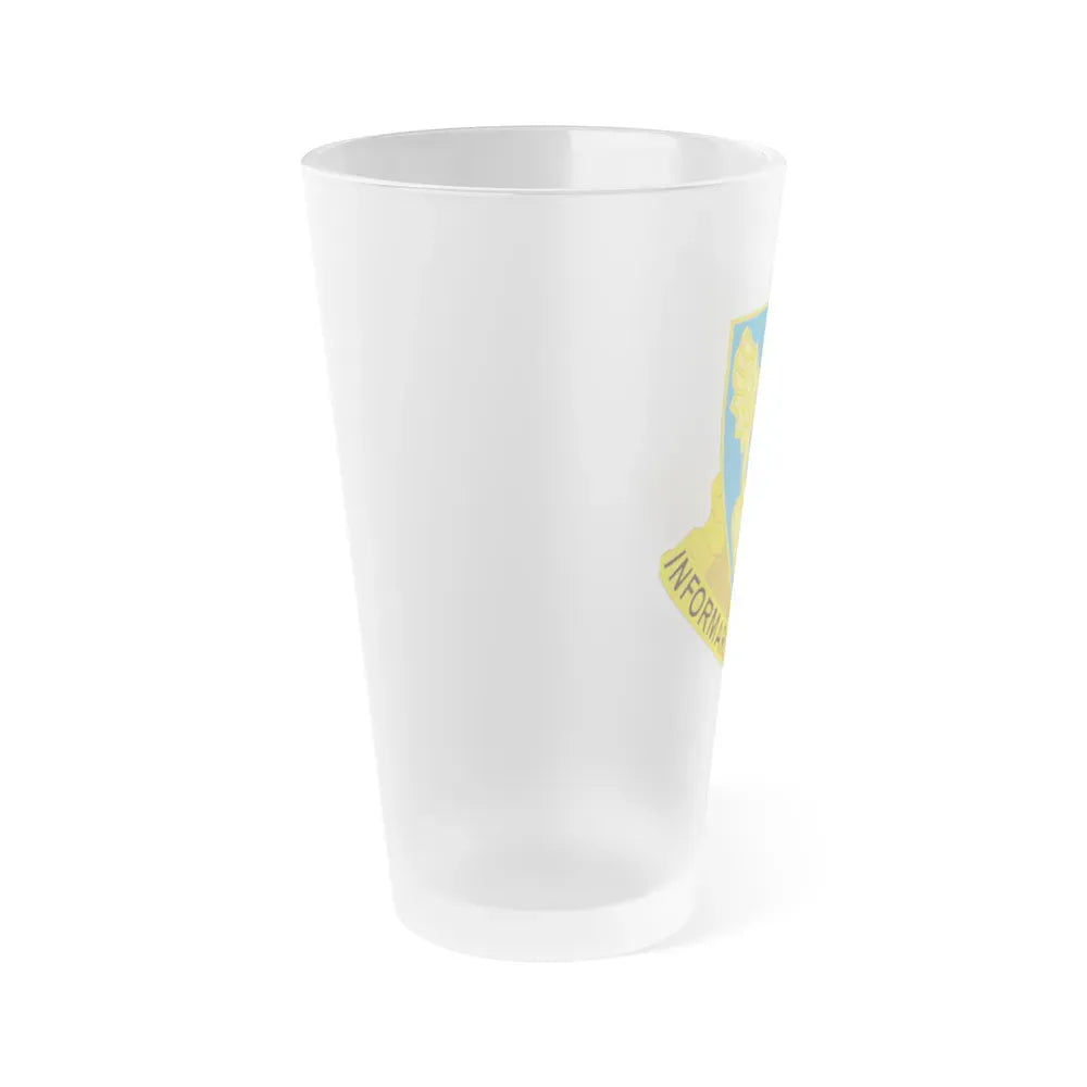 1st Military Intelligence Battalion (U.S. Army) Frosted Pint Glass 16oz - Go Mug Yourself