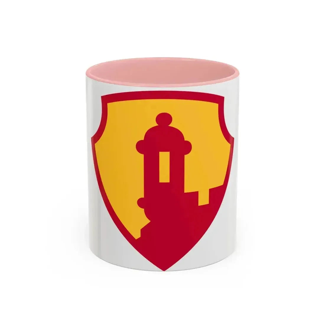 1st Mission Support Command 2 (U.S. Army) Accent Coffee Mug 11oz Pink - Go Mug Yourself