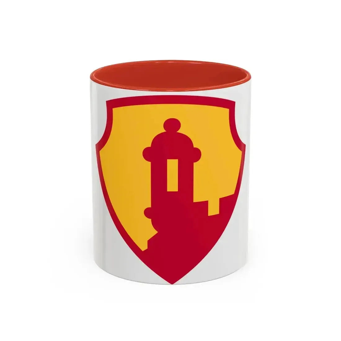 1st Mission Support Command 2 (U.S. Army) Accent Coffee Mug 11oz Red - Go Mug Yourself