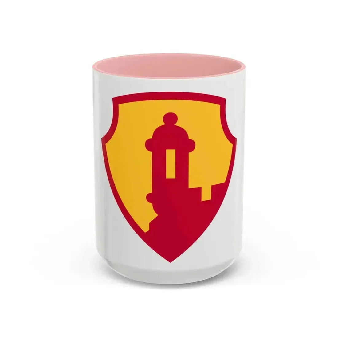 1st Mission Support Command 2 (U.S. Army) Accent Coffee Mug 15oz Pink - Go Mug Yourself