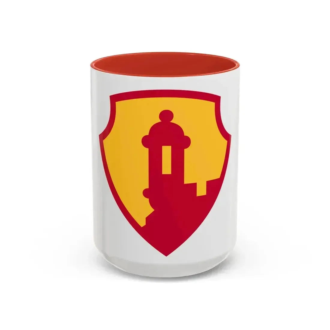 1st Mission Support Command 2 (U.S. Army) Accent Coffee Mug 15oz Red - Go Mug Yourself