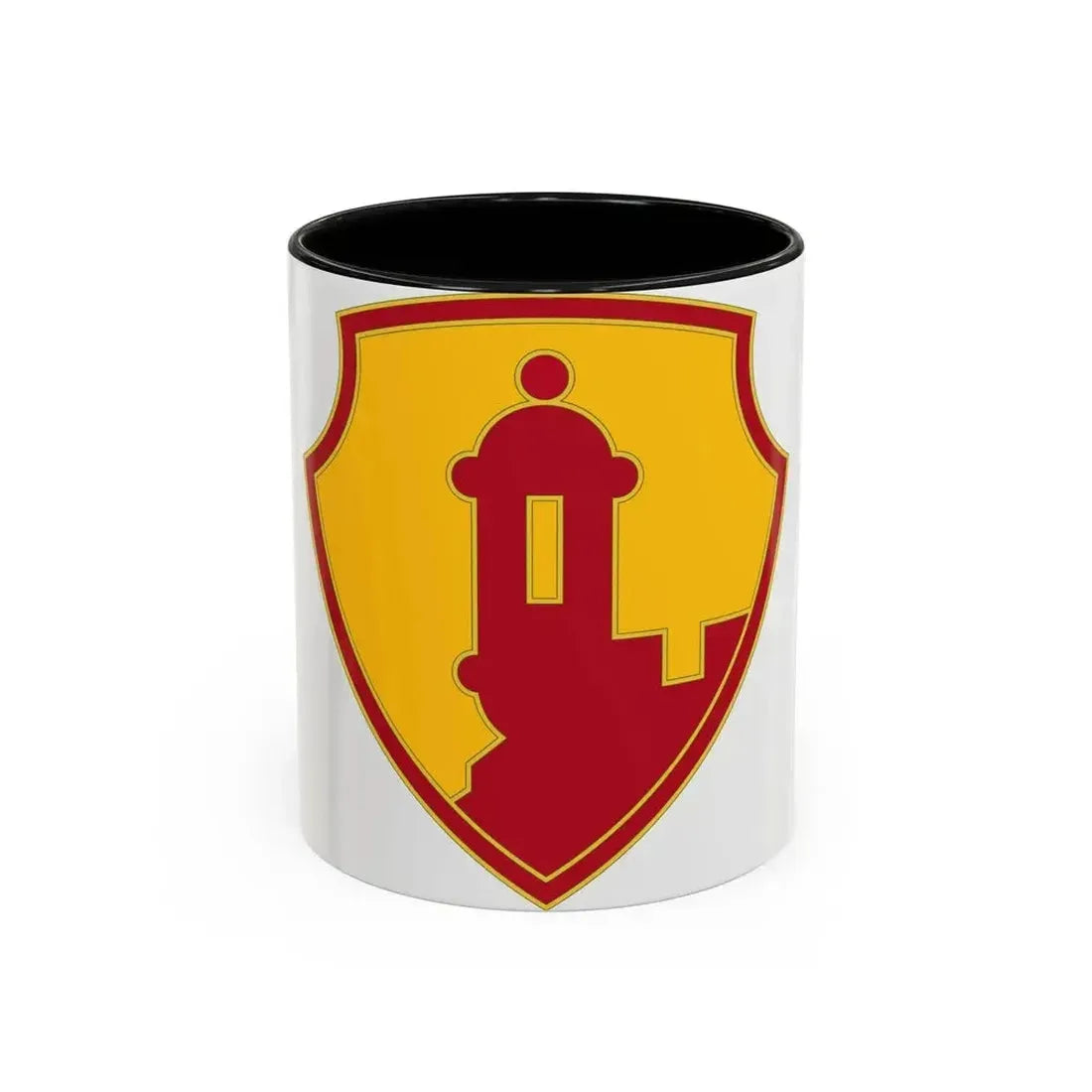 1ST MISSION SUPPORT COMMAND (U.S. Army) Accent Coffee Mug 11oz Black - Go Mug Yourself