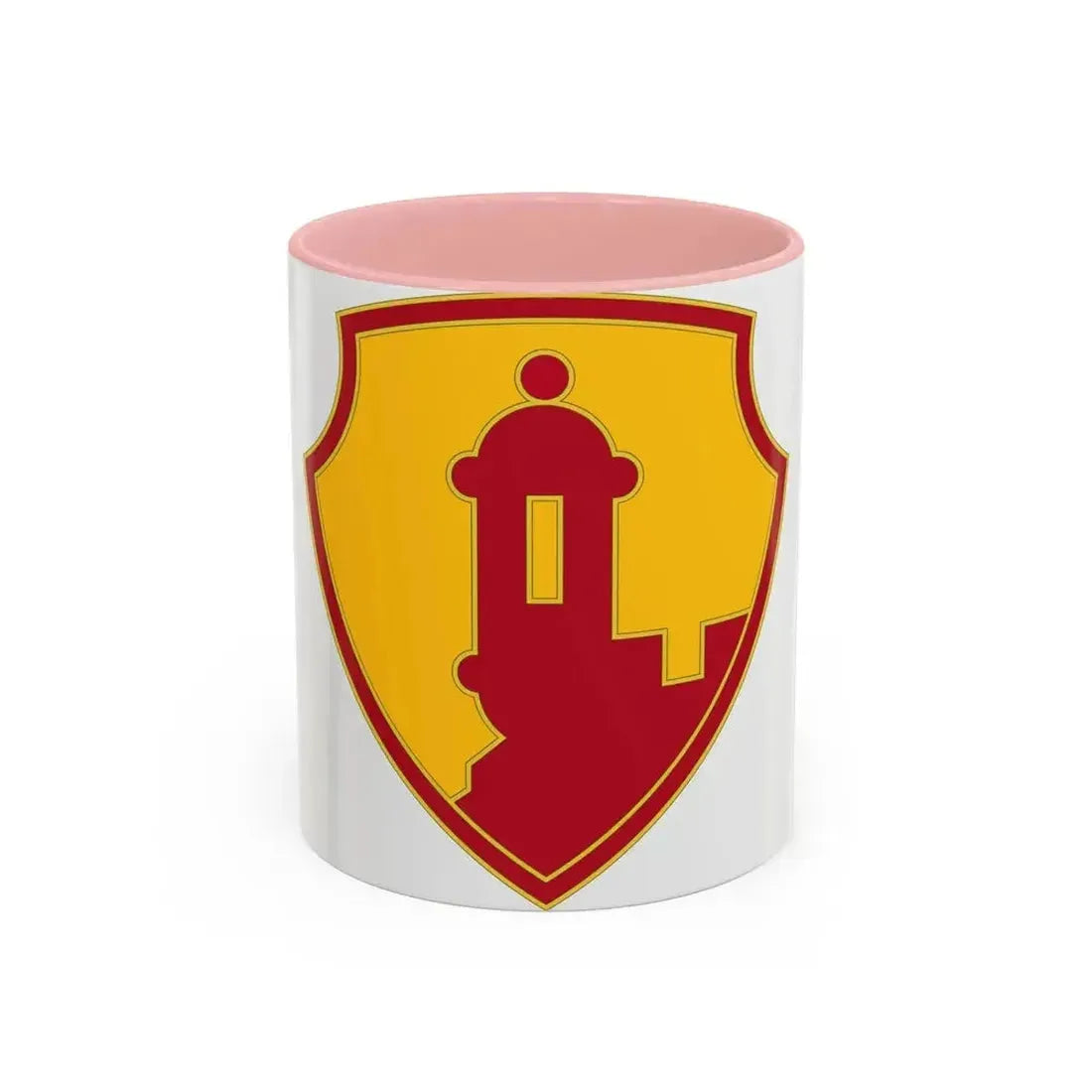 1ST MISSION SUPPORT COMMAND (U.S. Army) Accent Coffee Mug 11oz Pink - Go Mug Yourself