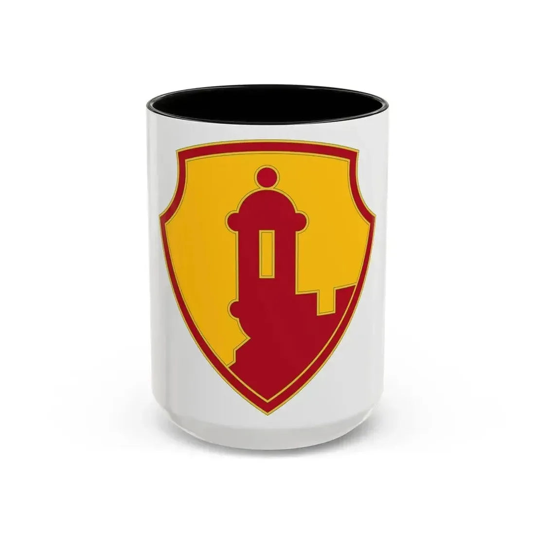 1ST MISSION SUPPORT COMMAND (U.S. Army) Accent Coffee Mug 15oz Black - Go Mug Yourself