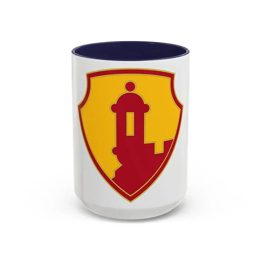 1ST MISSION SUPPORT COMMAND (U.S. Army) Accent Coffee Mug 15oz Navy - Go Mug Yourself