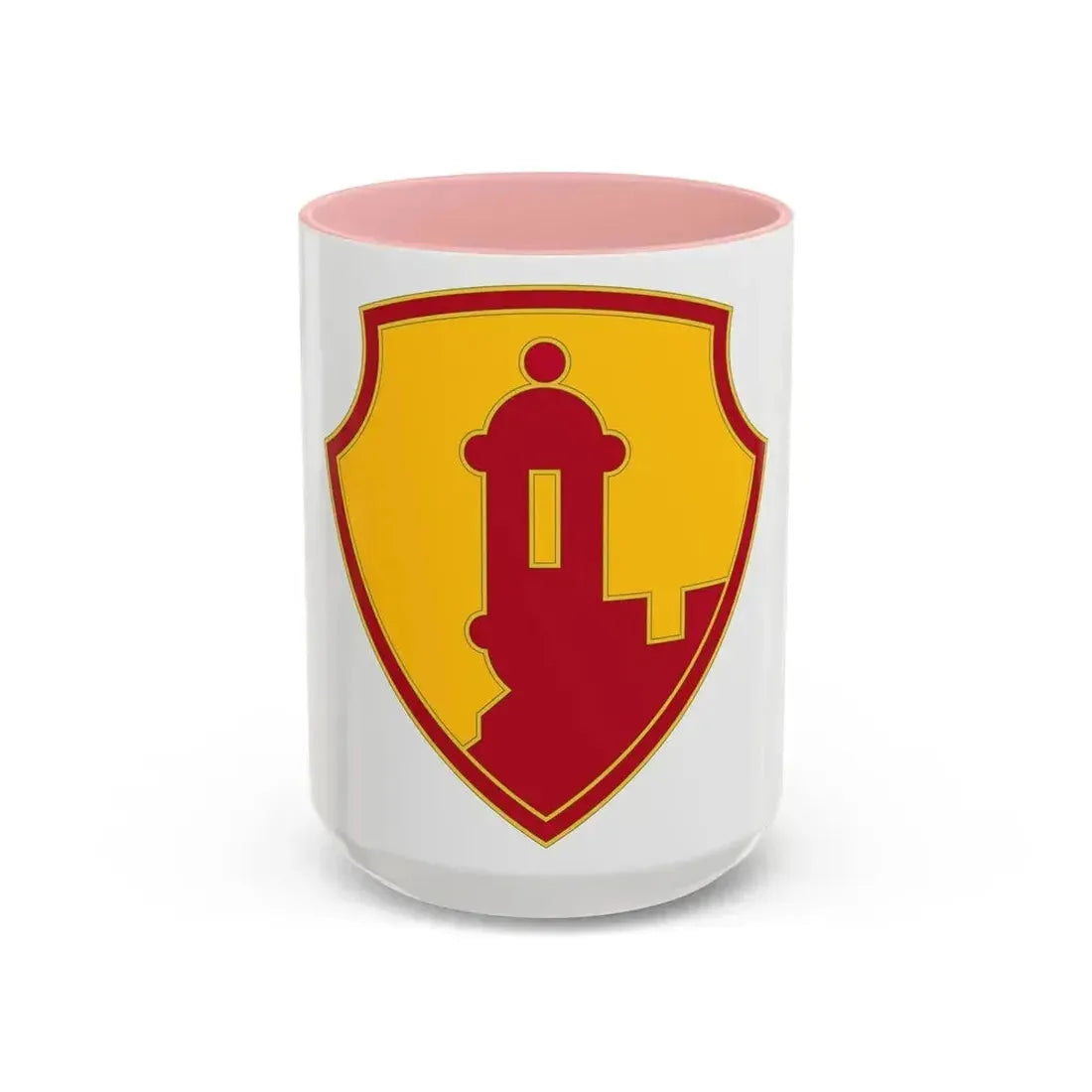 1ST MISSION SUPPORT COMMAND (U.S. Army) Accent Coffee Mug 15oz Pink - Go Mug Yourself