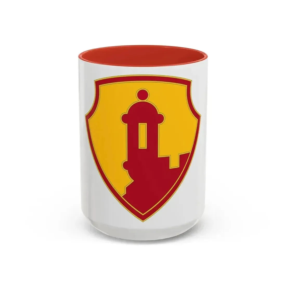 1ST MISSION SUPPORT COMMAND (U.S. Army) Accent Coffee Mug 15oz Red - Go Mug Yourself