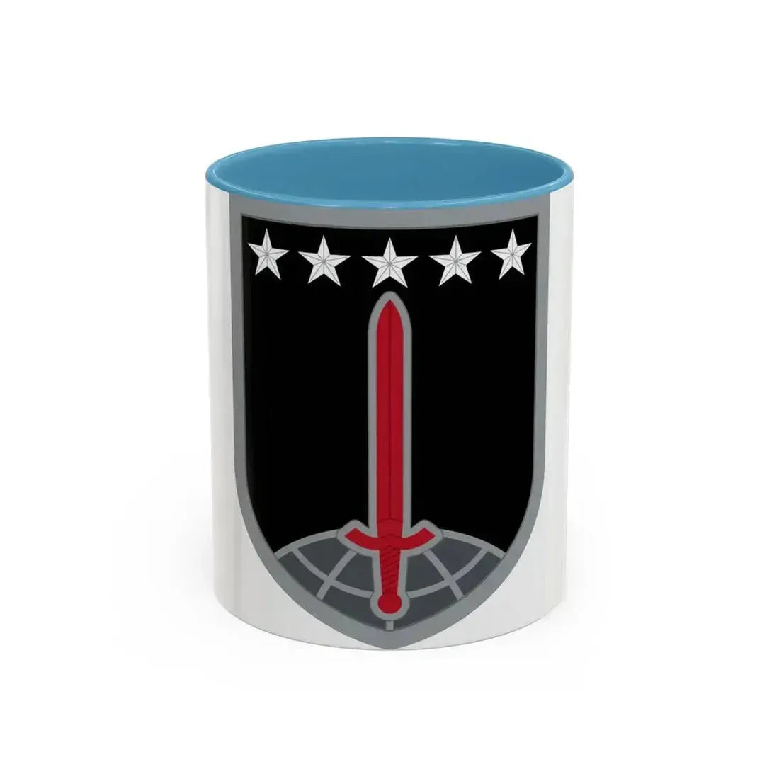 1ST MULTIDOMAIN TASK FORCE (U.S. Army) Accent Coffee Mug 11oz Light Blue - Go Mug Yourself