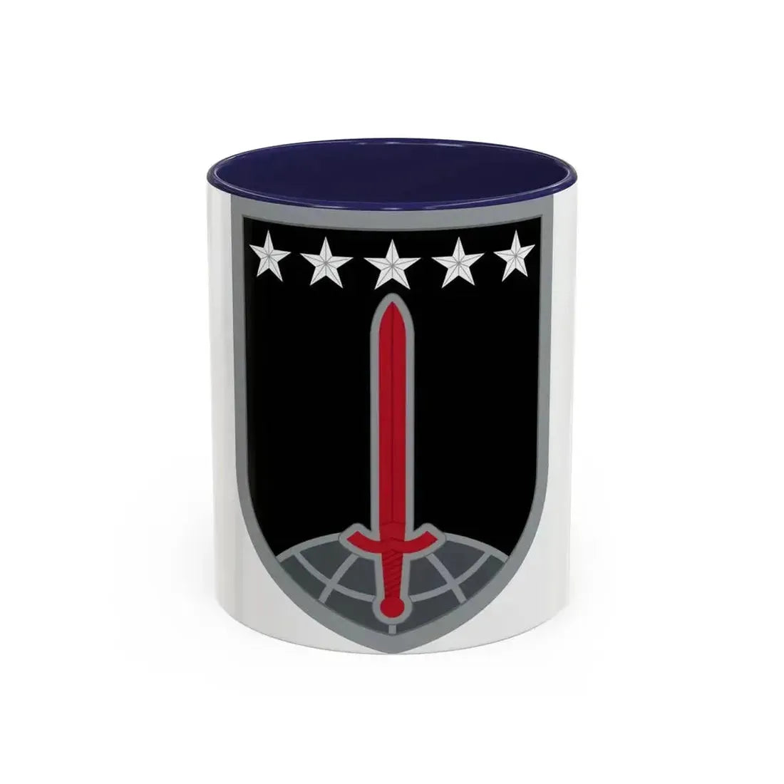 1ST MULTIDOMAIN TASK FORCE (U.S. Army) Accent Coffee Mug 11oz Navy - Go Mug Yourself