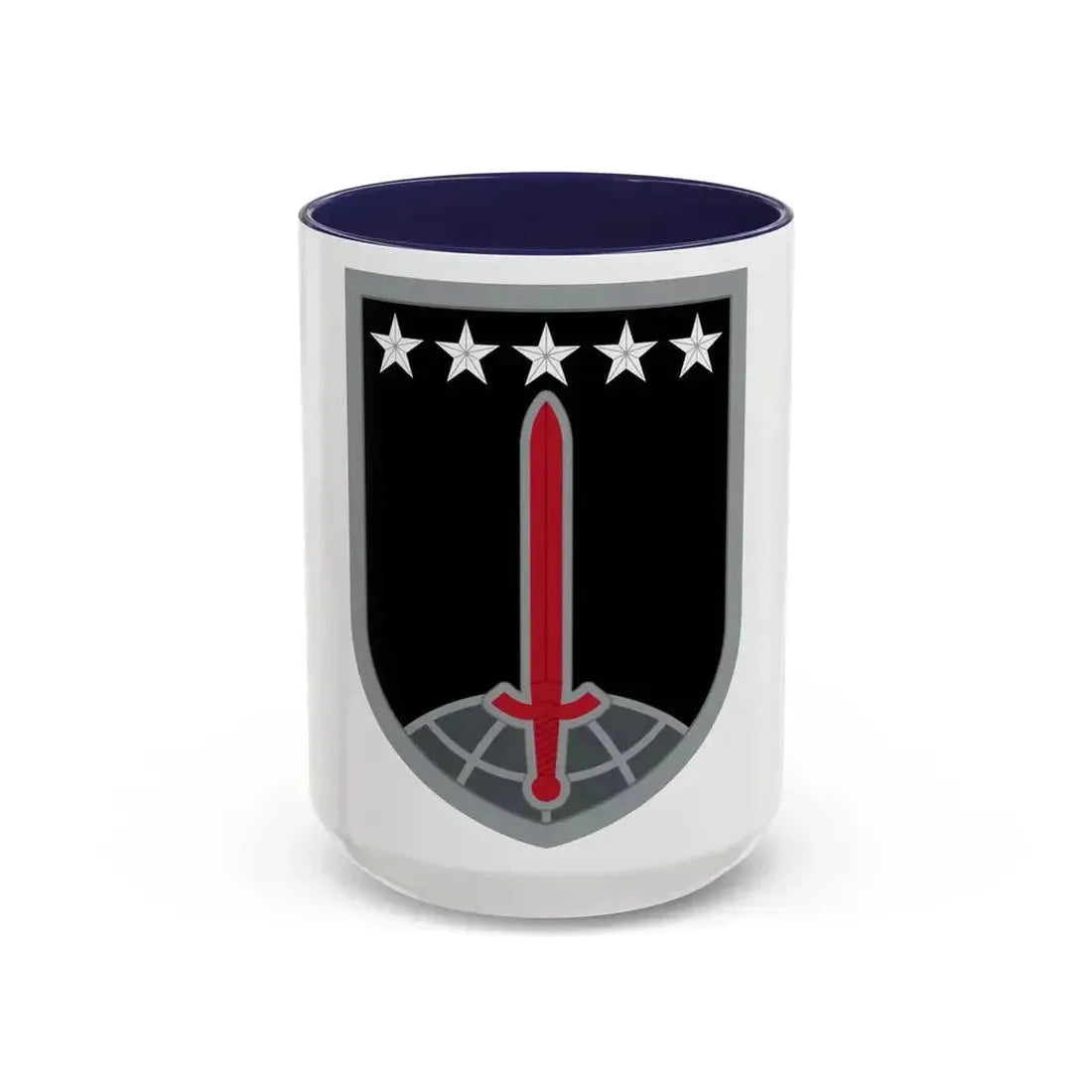 1ST MULTIDOMAIN TASK FORCE (U.S. Army) Accent Coffee Mug 15oz Navy - Go Mug Yourself