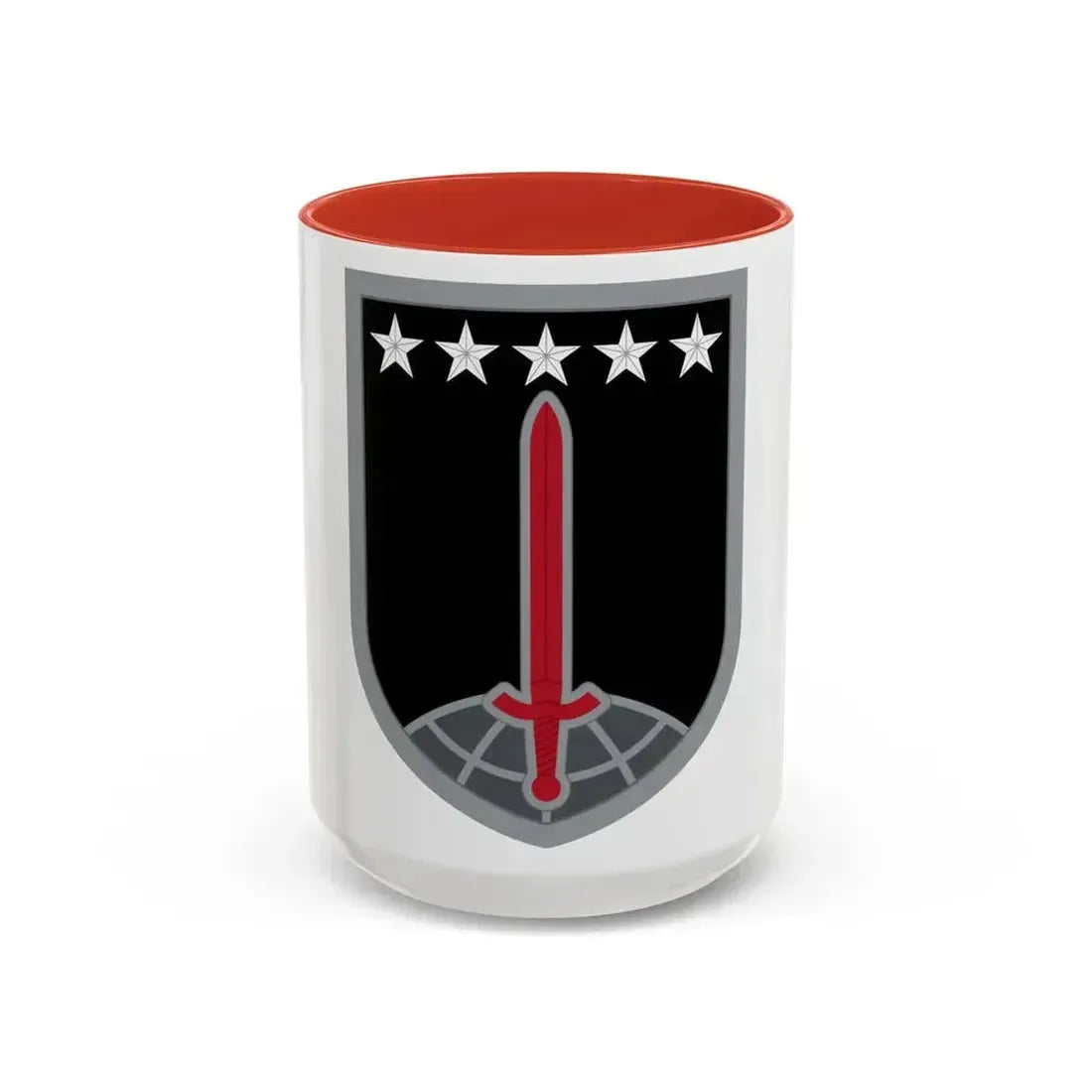 1ST MULTIDOMAIN TASK FORCE (U.S. Army) Accent Coffee Mug 15oz Red - Go Mug Yourself
